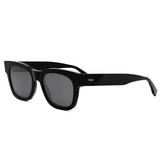 Fendi Black Frame Grey Lens Sunglasses