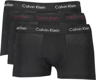 Calvin Klein Low Rise Trunk 3-Pack - Heren - Onderbroek - Zwart - S - Katoen - Ondergoed
