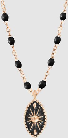 Gigi Clozeau Collier Karma Résine Or Rose