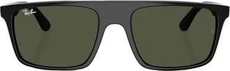 Ray-Ban Green Square Unisex Sunglasses RB2222F 901/31 57