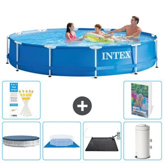 Intex Piscina Con Estructura Redonda - 366x76 Cm - 7-piezas S92