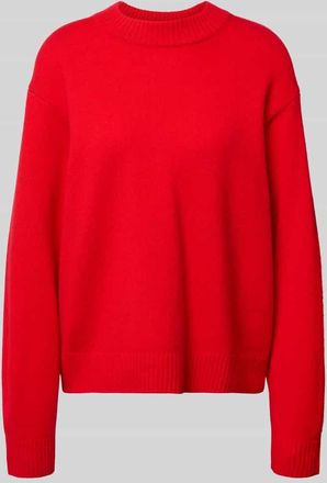 Jake*s Casual Loose Fit Strickpullover aus Wolle in Kirsche, Größe XL