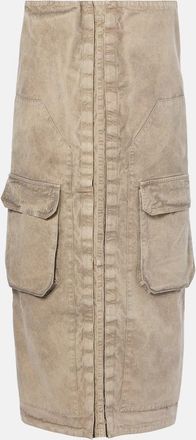 Y / Project Velcro cotton cargo skirt