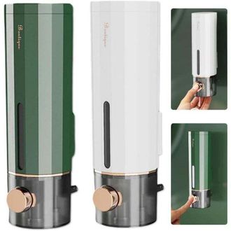 OEM Dispensadores De Jab&oacute;n De Pared, Dispensador De Gel De Ducha De Pared De 450 Ml Sin Necesidad De Taladrar, Dispensador De Jab&oacute;n De Pl&aacute;stico Para Champ