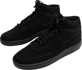 Nike Court Vision Mid Sneakers - Heren - Fitnessschoenen - Zwart - 45 EU - Fitness