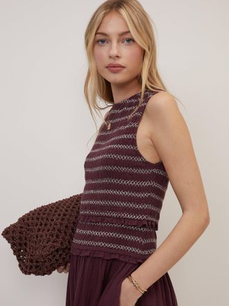 Nobody's Child Purple Ruched Ingrid Midi Dress