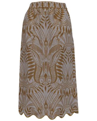 Farm Rio Farm Rio Printed Midi Skirt, Size Int, Xs (Authentic Pre-Loved)