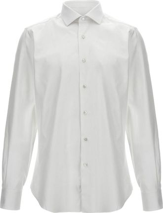 Barba Camicia in cotone - Bianco