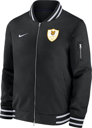 Nike Mens College (North Carolina A&T University) Bomber Jacket in Black | M62424NCAT25-BLK