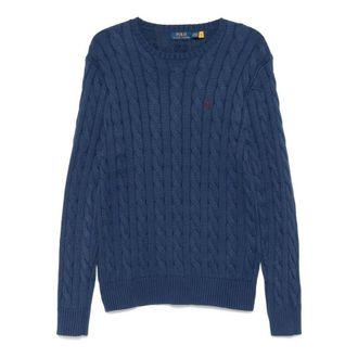Polo Ralph Lauren Cotton Cable Crew Knit Sweater, Size X-Large