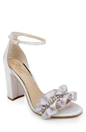 Badgley Mischka Deva Sandal in Lilac Fabric at Nordstrom Rack, Size 5.5