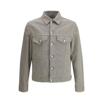 Brunello Cucinelli Hombre, Chaquetas, Gris, Talla: M