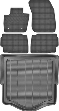 OEM Juego De Alfombrillas De Goma Para Coche Y Alfombrilla Para Maletero Para Ford Mondeo Mk5 Estate De 2014