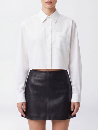 Alexander Wang Long-Sleeved Stretch-Cotton Shirt with Pockets