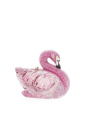 Judith Leiber Clutch Flamingo con decorazione - Rosa