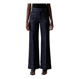 Victoria Beckham Dames, Jeans, Blauw, Maat: W25 Katoen