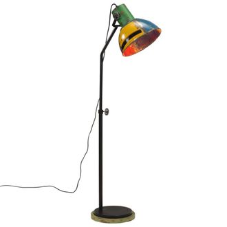 vidaXL Lampada Da Terra 25 W Multicolore 30x30x100-150 Cm E27 Vidaxl