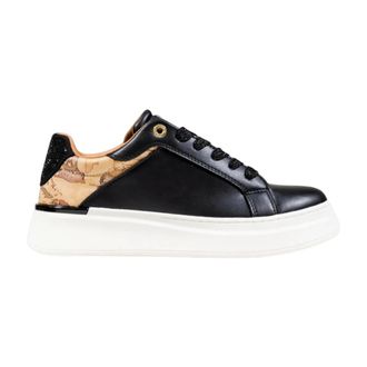 Alviero Martini 1A Classe Sneakers, female, Black, 7 UK, Geo Classic Print Womens Trainers