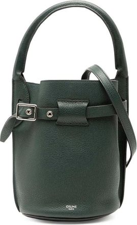 Celine Pre-owned Bucket Bags, female, Green, Size: ONE SIZE Pre-owned Leather Bucket Bag