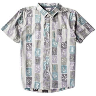 Vissla Mens Tropic Tiles Eco Shirt Khaki L