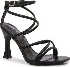 Berness Emile Ankle Wrap Stiletto Sandal in Black at Nordstrom Rack, Size 7.5