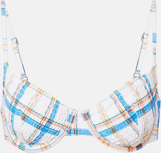 Polo Ralph Lauren Checked bikini top