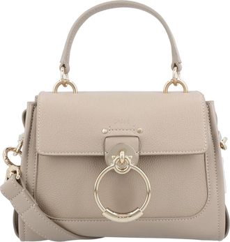 Chlo&eacute; Tess Mini Day Bag - Dames - Handtassen - Grijs - ONE Size - Leer - Tassen