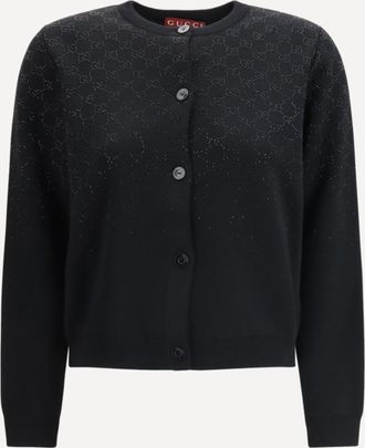 Gucci Long-sleeve crew-neck Cardigan Female M