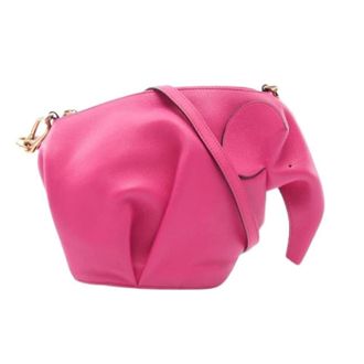 Loewe Pre-owned Small Cross Body Bag - Dames - Pre-owned - Roze - Maat: ONE Size Leer