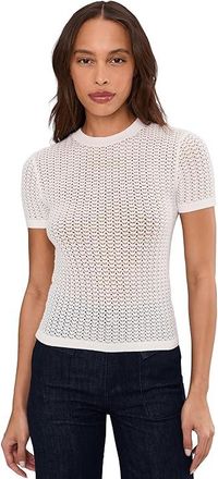 Joe's The Crochet Baby T-Shirts Womens Clothing Ecru : SM, Polyester/Rayon