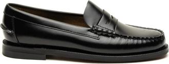 Sebago Klassieke zwarte platte schoenen voor vrouwen - Dames - Loafers - Zwart - 37 1/2 EU - Schoenen