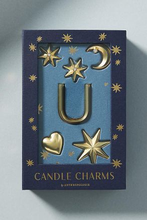 Anthropologie Monogram Candle Charms