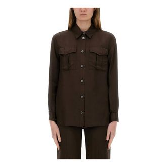 Aspesi Mujer, Blusas y Camisas, Marr&oacute;n, Talla: S