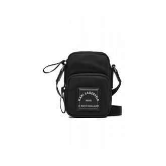 Karl Lagerfeld Heren, Tassen, Zwart, Maat: ONE Size Polyamide