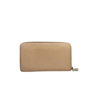 Miu Miu Pre-owned Leren Portemonnee - Dames - Vintage Accessoires - Beige - ONE Size - Leer - Vintage