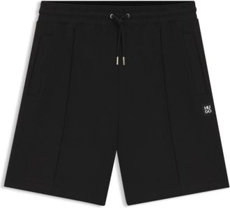 HUGO BOSS shorts with stacked-logo trim