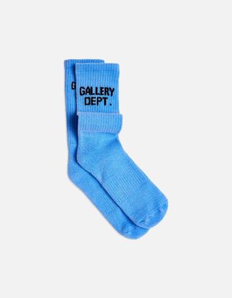 Gallery Dept. Mens Gallery Dept Clean Socks in Flo Blue - Size: 16/14.5/8/15/8.5/15.5/9/13/13.5/14/6.5/7/7.5/11.5/5/12/5.5/12.5/6/3.5/3/10.5/4/11/4.5/2.5/9.5/10/On