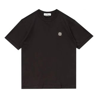 Stone Island Patch Logo T-shirt Black 741524113-V0029