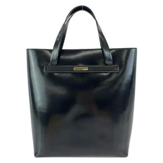 Gucci Pre-owned Tote Bags, female, Black, Size: ONE SIZE Pre-owned Patent Leather Handbag