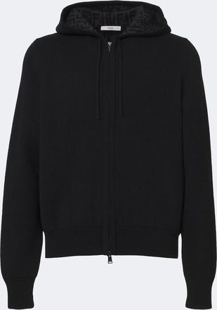 Fendi Felpa con cappuccio in misto cashmere