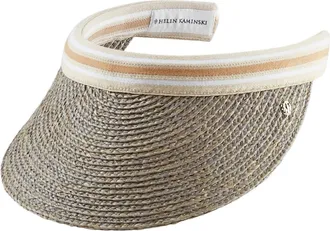 Helen Kaminski Bianca Classic Slide-On Raffia Visor