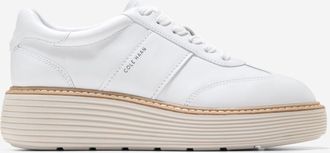Cole Haan Womens Øriginal Grand Max Platform Sneakers - White Size 10.5