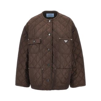 Prada Quilted Re-Nylon jacket Woman 42