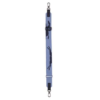 Longchamp Slate Canvas Shoulder Strap