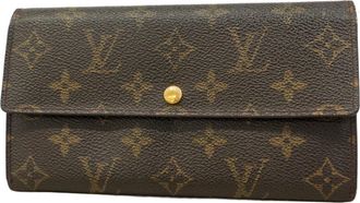 Louis Vuitton Brown Long Wallet (Bi-Fold) (Pre-Owned)