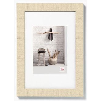 Walther Design Walther Design - bianco crema 70 x 100 cm con passe-partout, Cornice Home in legno HO100W