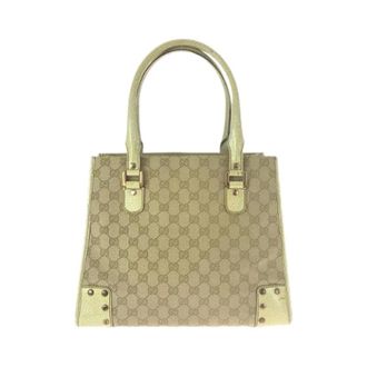 Gucci Pre-owned Bolso Tote GG Canvas - Pre-owned - Mujer - Beige - ONE SIZE
