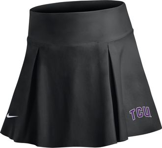 Nike TCU Horned Frogs Club Nike Womens Fleece Skirt in Black | W76313H525TCUN-BLK