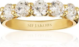 Sif Jakobs Jewellery Ring Belluno Uno in 18K Gold Plate at Nordstrom, Size 8.5