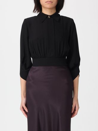 Elisabetta Franchi Top ELISABETTA FRANCHI Woman color Black